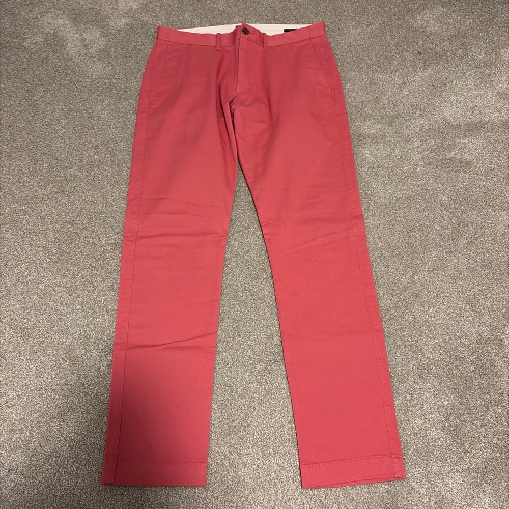 J. Crew Men's Coral Chino Pants